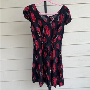 Royal bones daang Goodman skull punk rock goth dress small